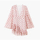 Lady Flare Puff Sleeve V Neck Mini Dress Women Floral Print Sexy Ruched Hem Bodycon Chic Dresses 2026 Party Summer Gowns Petite SHOPEZRA L.L.C.