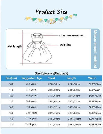 New Princess dress Large children&