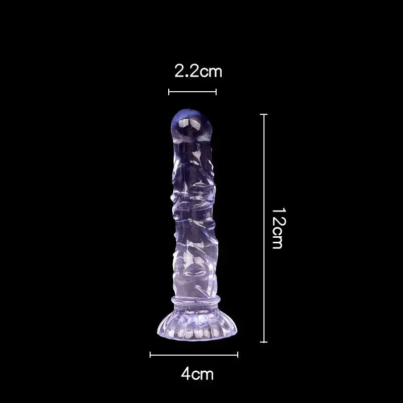 Pink textured anal plug with suction cup from SHOPEZRA L.L.C., designed for adult male and female anal stimulation.