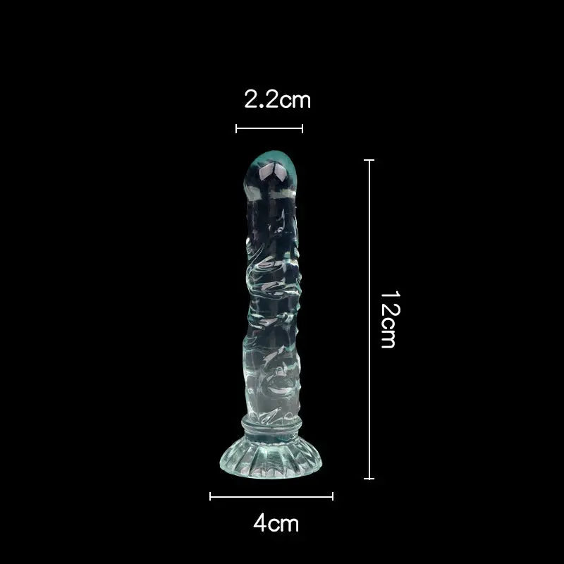 Pink textured anal plug with suction cup, designed for adult male and female use, featuring realistic dildo shape for intimate pleasure.