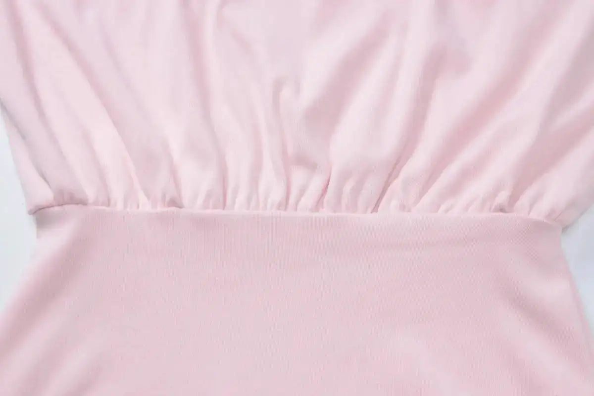 Dulzura Sexy Long Sleeve Mini Dress Oblique Shoulder Solid Simple Dresses Party Club Birthday Vacation Date Y2K Women Clothes by Dropshipman
