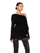 Dulzura Sexy Long Sleeve Mini Dress Oblique Shoulder Solid Simple Dresses Party Club Birthday Vacation Date Y2K Women Clothes SHOPEZRA L.L.C.