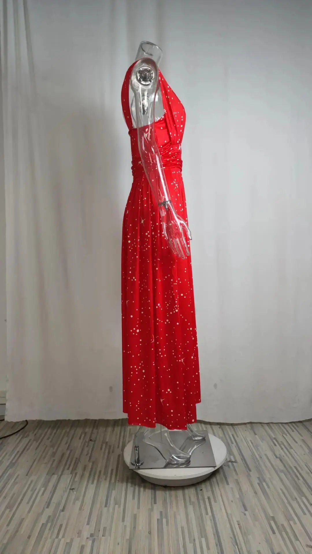 Elegant Dress Vestidos Dresses 2025 Woman Off Shoulder Solid Color Sleeveless Banquet Irregular Hem Temperament Commuting Slim SHOPEZRA L.L.C.