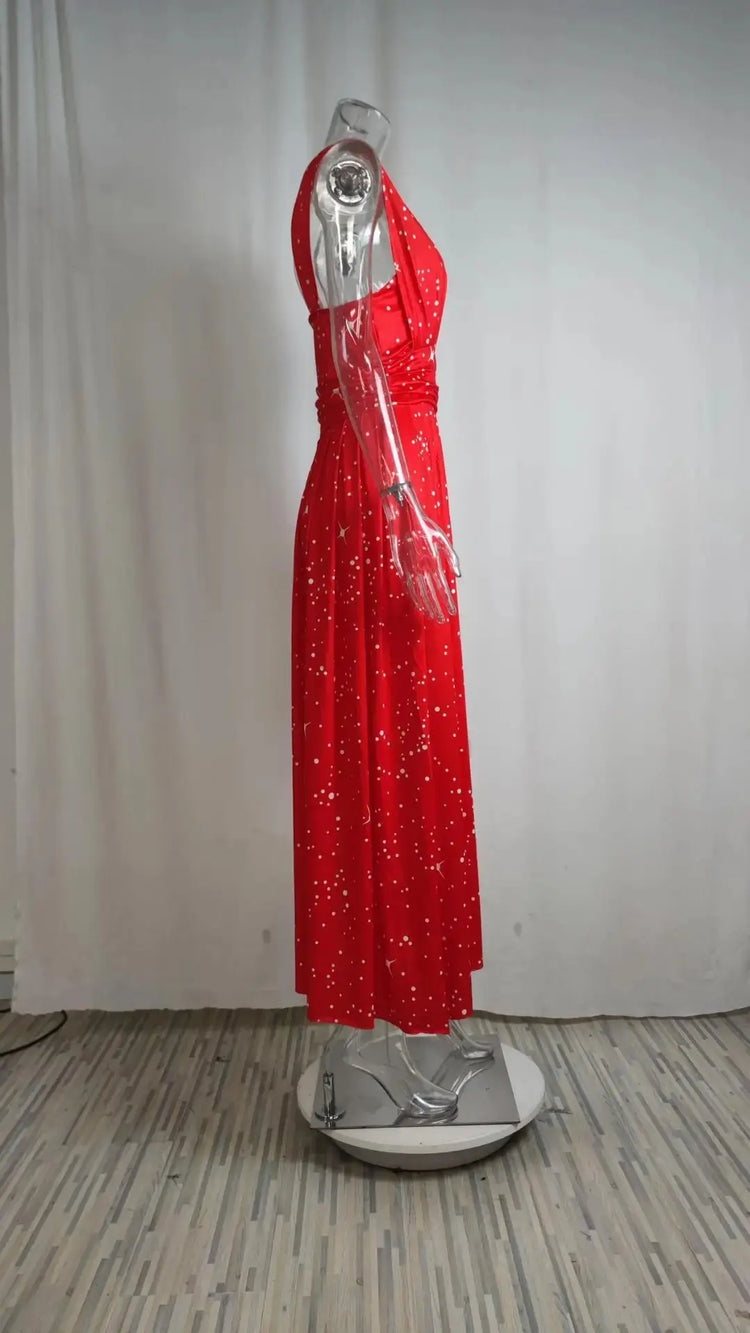 Elegant Dress Vestidos Dresses 2025 Woman Off Shoulder Solid Color Sleeveless Banquet Irregular Hem Temperament Commuting Slim SHOPEZRA L.L.C.