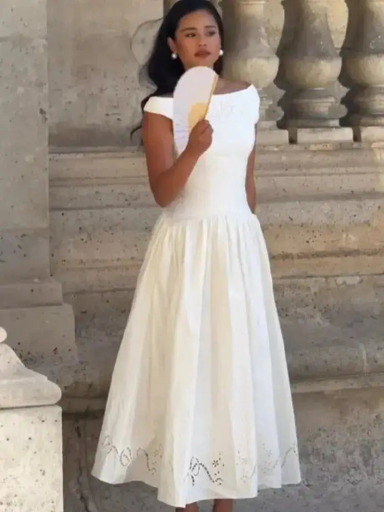 Trendy Minimalist Dress Romantic Stylish Vintage Dresses Women Bridesmaid Party Modest Street Summer Outfits by Dropshipman
