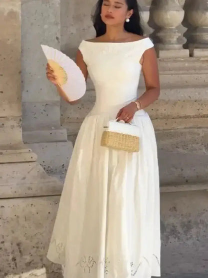 Trendy Minimalist Dress Romantic Stylish Vintage Dresses Women Bridesmaid Party Modest Street Summer Outfits by Dropshipman