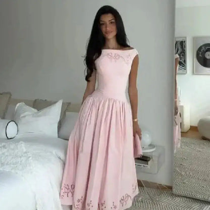 Trendy Minimalist Dress Romantic Stylish Vintage Dresses Women Bridesmaid Party Modest Street Summer Outfits by Dropshipman