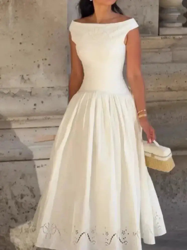 Trendy Minimalist Dress Romantic Stylish Vintage Dresses Women Bridesmaid Party Modest Street Summer Outfits by Dropshipman