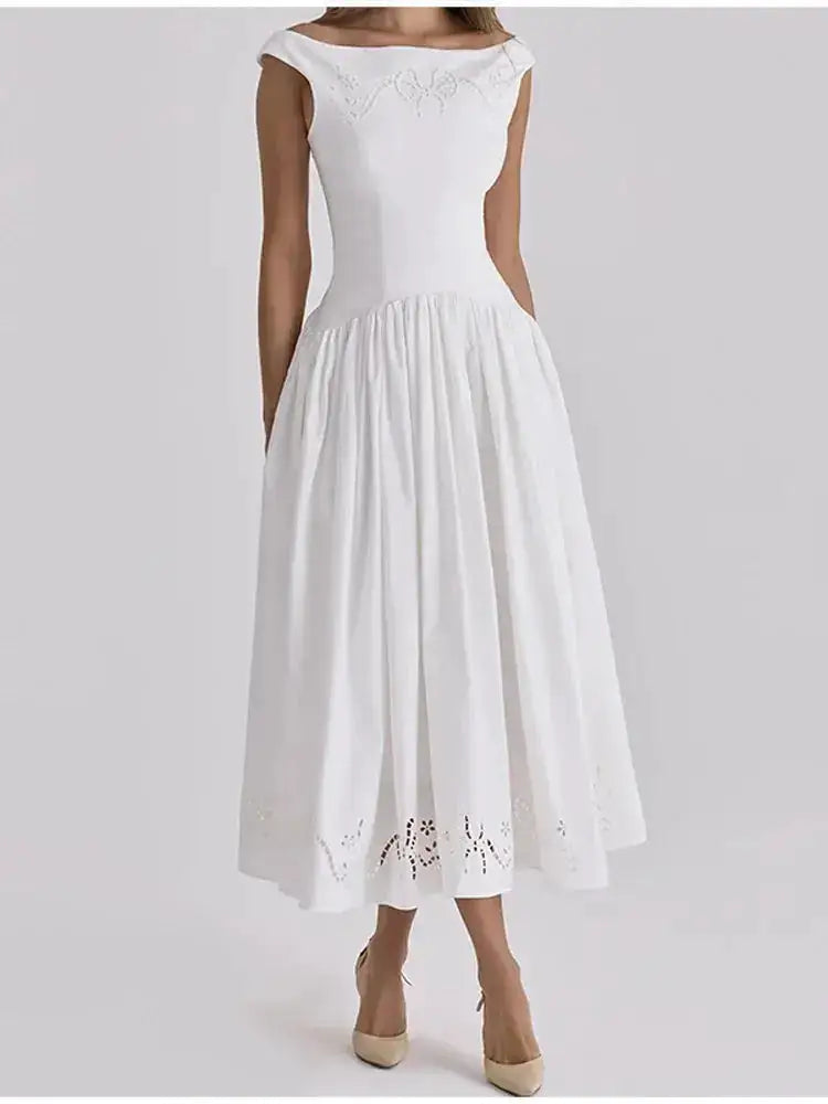 Trendy Minimalist Dress Romantic Stylish Vintage Dresses Women Bridesmaid Party Modest Street Summer Outfits by Dropshipman
