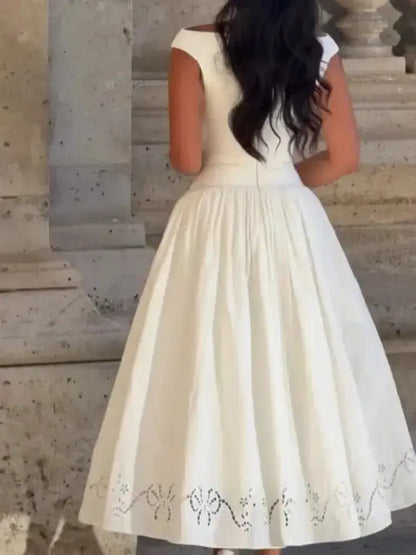 Trendy Minimalist Dress Romantic Stylish Vintage Dresses Women Bridesmaid Party Modest Street Summer Outfits by Dropshipman