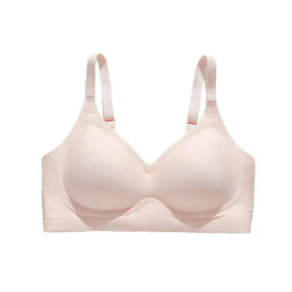 Summer Breathable Large Size Underwear Anti-Sagging Thin Push-Up Jelly Underwear Upper Support Breast Fixed Cup Women&