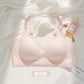 Summer Breathable Large Size Underwear Anti-Sagging Thin Push-Up Jelly Underwear Upper Support Breast Fixed Cup Women&