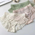 New recommend pure sexy lace translucent underwear mesh ruffled women&