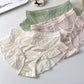 New recommend pure sexy lace translucent underwear mesh ruffled women&