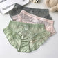 New recommend pure sexy lace translucent underwear mesh ruffled women&