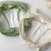 New recommend pure sexy lace translucent underwear mesh ruffled women&
