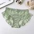 New recommend pure sexy lace translucent underwear mesh ruffled women&