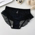 New recommend pure sexy lace translucent underwear mesh ruffled women&