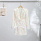 Casual Printed Mini Dress Women Full Sleeve Button V-neck Lady Short Dresses Waist Tape 2026 Spring Summer Female Robe Beach SHOPEZRA L.L.C.