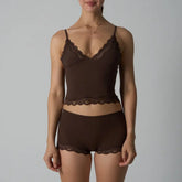 FIT EVERYBODY LACE SET Lace suit Lightweight Lace Triangle Strap Boxer Lace Underwear Women SHOPEZRA L.L.C.