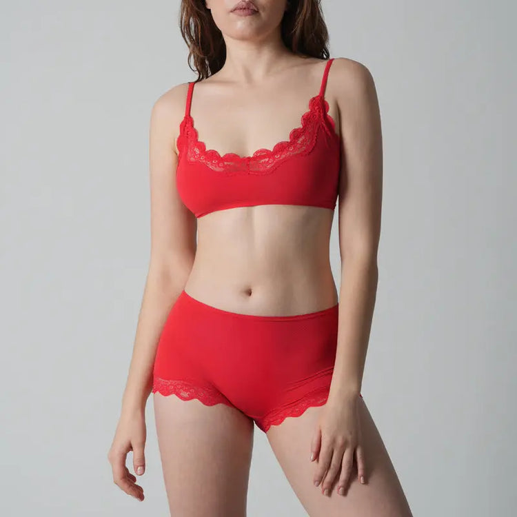 FITS EVERYDODY LACE SET Lace Underwear suit Naked Breathable French Bra Underwear Women SHOPEZRA L.L.C.
