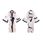Wedding Party Dress Fashion Printed Robe Women&