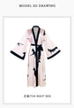 Wedding Party Dress Fashion Printed Robe Women&