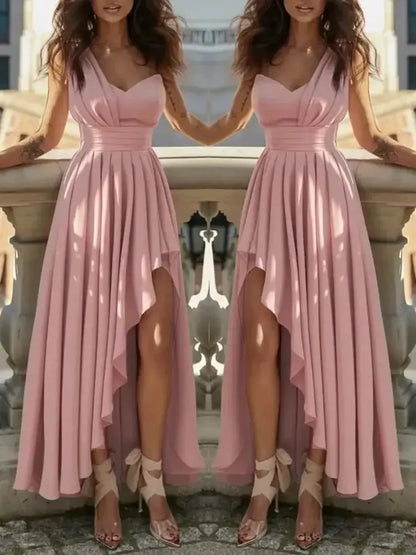 Women Evening Dresses Sexy Elegant Red Cocktail Party Chic Gala Graduation Luxury Formal Occasion Bridesmaid Gown Dress Clothes SHOPEZRA L.L.C.