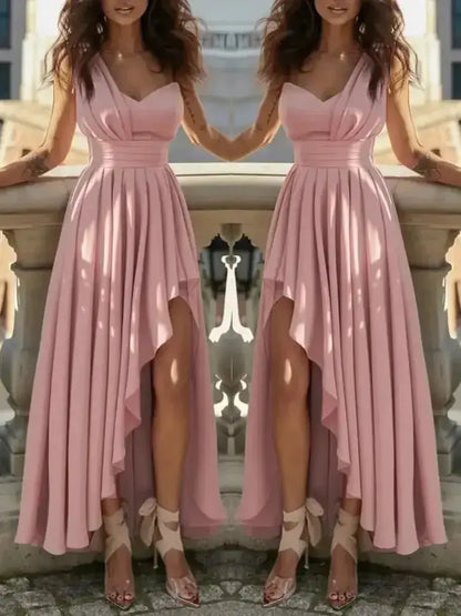 Women Evening Dresses Sexy Elegant Red Cocktail Party Chic Gala Graduation Luxury Formal Occasion Bridesmaid Gown Dress Clothes by Dropshipman