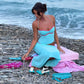 2 Piece Skirt Set Sequin Trim Halter Crop Top Maxi Skirt 2026 Spring Summer Y2K Night Out Clubwear Party Bodycon Co-ord Outfit SHOPEZRA L.L.C.