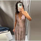 Bead Embroidery Sequin Ruffle Women Dress Sleeveless Backless Strap Sexy Evening Dresses 2025 Summer Party Holiday Street Robe SHOPEZRA L.L.C.