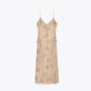 Perlenbestickung Pailletten Rüschen Damenkleid Ärmellos Rückenfrei Träger Sexy Abendkleider 2025 Sommer Party Urlaub Street Robe