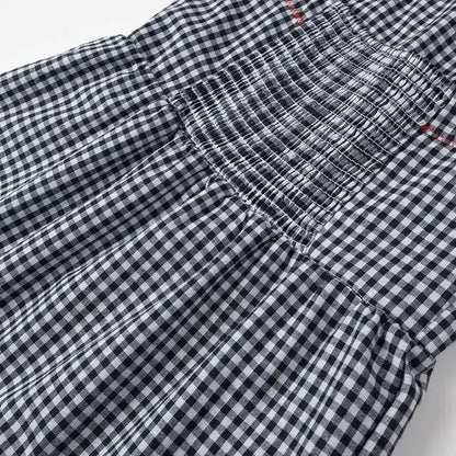 HXAO Embroidery Plaid Long Dresses Women Sleeveless Slip Midi Dress Woman Pleated Backless Beach Dress Vintage Summer Dress by Dropshipman