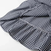 HXAO Embroidery Plaid Long Dresses Women Sleeveless Slip Midi Dress Woman Pleated Backless Beach Dress Vintage Summer Dress SHOPEZRA L.L.C.