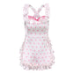 Sexy Lingerie 2024 New Sexy Free Wave Dot Kitchen Apron Maid Dress Sexy Uniform cosplay Women SHOPEZRA L.L.C.