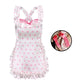 Sexy Lingerie 2024 New Sexy Free Wave Dot Kitchen Apron Maid Dress Sexy Uniform cosplay Women SHOPEZRA L.L.C.