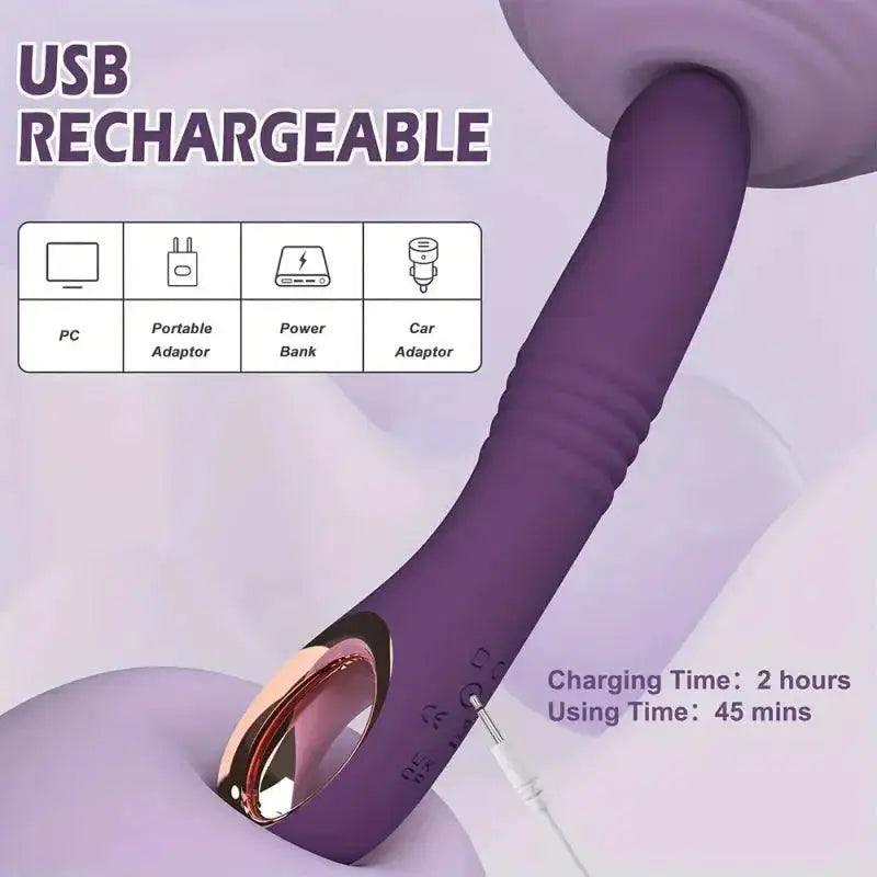 Impact dildo vibrator sex toy2Combination1Adult Female Toys，with10Various thrust and vibration modes by Dropshipman