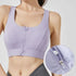 One-piece Zipper Sports Underwear Yoga Vest Running Fitness Shockproof Outer Wearing Bra Women&