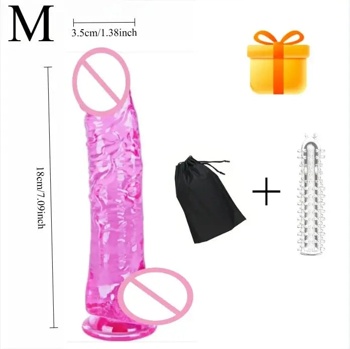 Realistic purple dildo with curved shaft, suction cup, balls, and G-spot stimulation from SHOPEZRA L.L.C. adult sex toy.