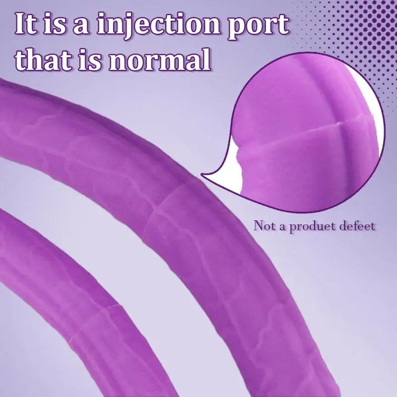 Flexible double-ended realistic dildo by SHOPEZRA L.L.C., featuring dual heads for vaginal and anal stimulation.