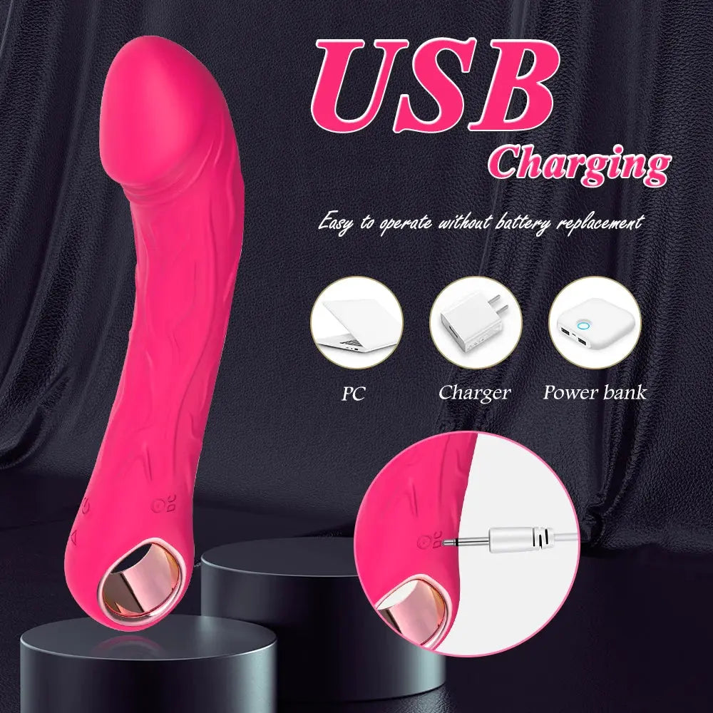Purple dildo with ring vibrator, magic wand, and clitoris stimulator for women, adult sex toy from SHOPEZRA L.L.C.