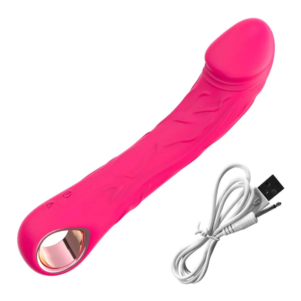 Purple SHOPEZRA L.L.C. dildo with ring vibrator, magic wand, anal and clitoris stimulator, adult female masturbation toy