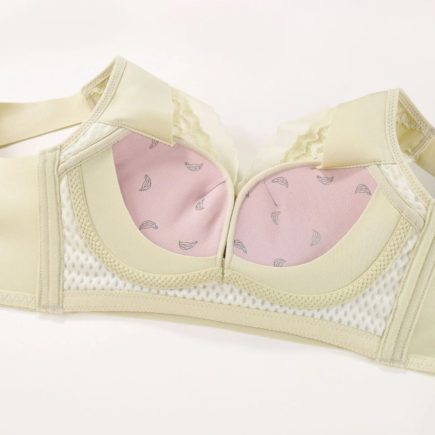 Thin Upper and Thick Lower Non-magnetic New Style Comfortable Underwear without Steel Rings for Women Gathering and Tucking Paramilis Skin-friendly Breathable Adjustable Bra SHOPEZRA L.L.C.