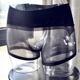 360 degree seamless low waist transparent stockings underwear arbitrary cut ultra thin seamless underwear men&