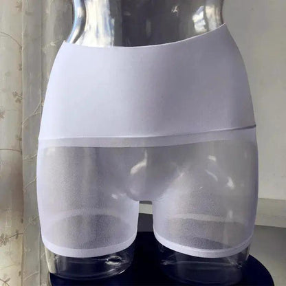 360 degree seamless low waist transparent stockings underwear arbitrary cut ultra thin seamless underwear men&