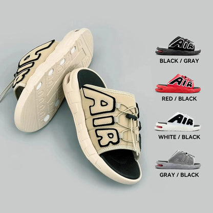 Slippers Men Air Cushion Design Slide Man Summer New PVC Soft Non-slip Men&