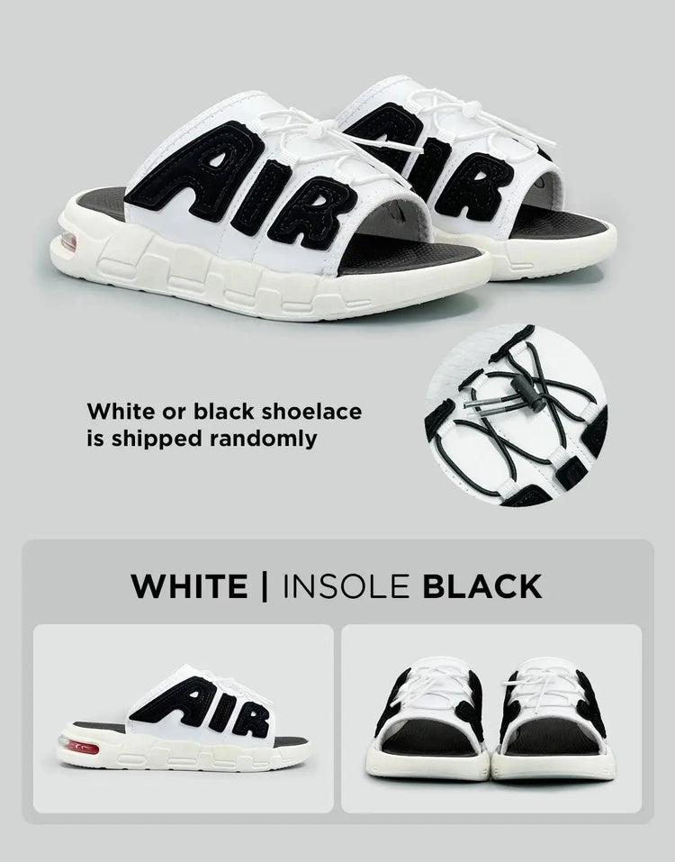 Slippers Men Air Cushion Design Slide Man Summer New PVC Soft Non-slip Men&