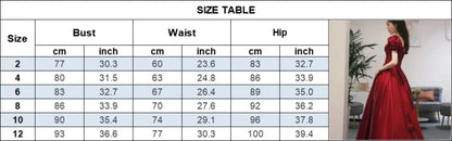 Evening Dress Red Bridal Toast Wear New V-neck Sexy Short Sleeve Long Skirt Backless Dinner Dresses Formal Dress Women Elegant by Dropshipman