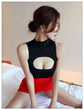 Dress Secretary uniform one-piece passionate and pure desire short skirt dress on promotion Summer clothes nightclub hot girl SHOPEZRA L.L.C.