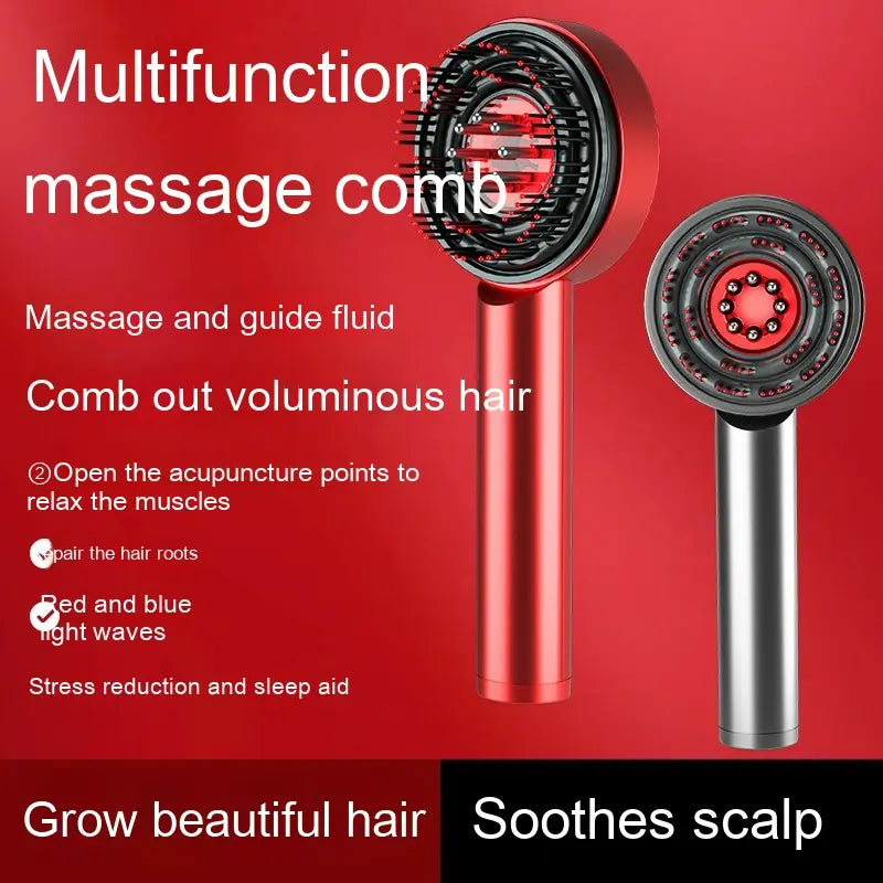 Multifunction massage comb for soothing scalp, promoting relaxation, and improving hair health with gentle bristles.